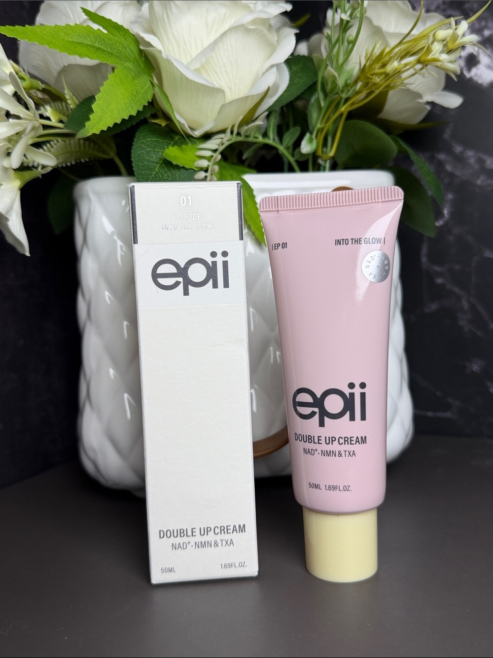 Double Up Cream Moisturizer — Soft Pink Hydrating Glow
